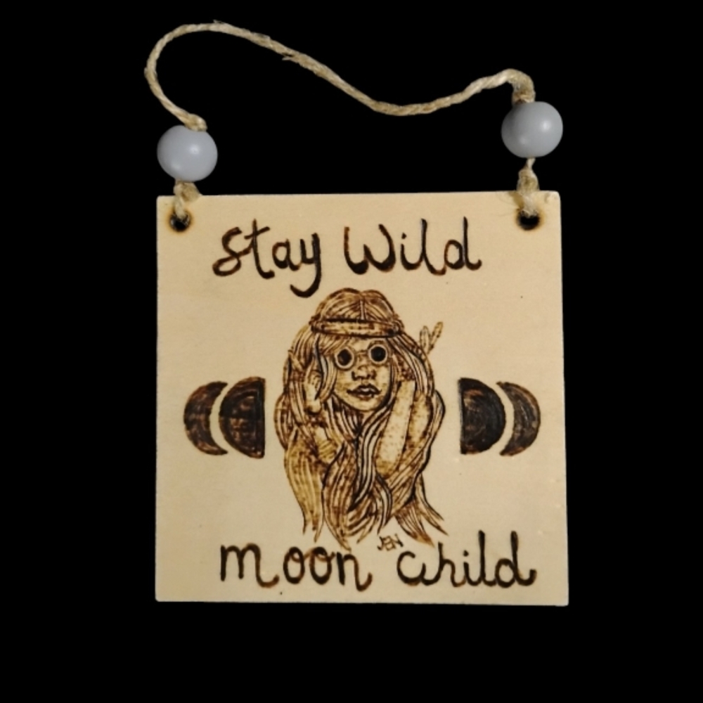 Stay Wild Moon Child Wall Hanging Decor